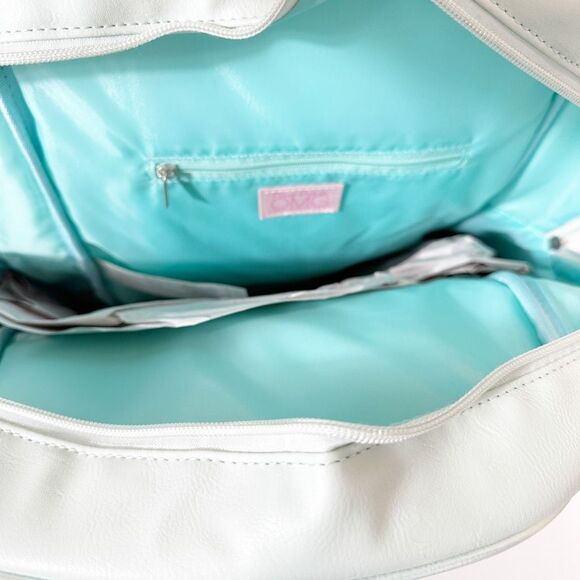 Omg Miss Gwen’s Girls Mint Green Woven Large Faux Leather School Dance Backpack - Picture 9 of 9